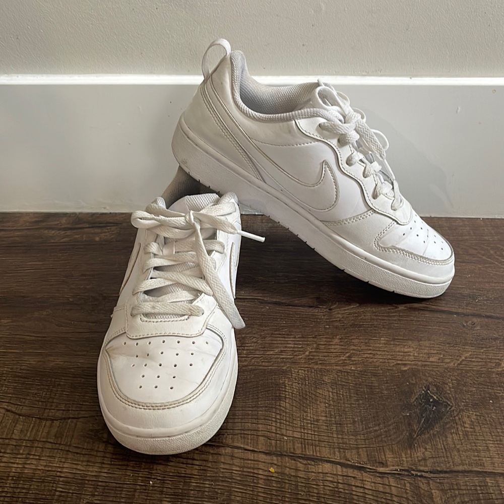 Nike Court Borough Low 2 White 6.5Y Big Kid AS-IS
